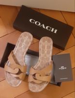 Luxury COACH Sandalen LEATHER -braun- NEU Gr.38