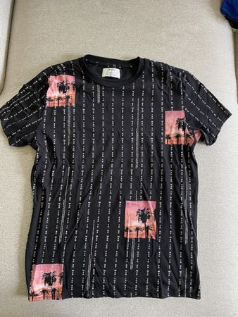 T-shirt noir Bershka - Taille S