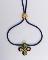 Collier pendentif émaillé Yves Saint Laurent