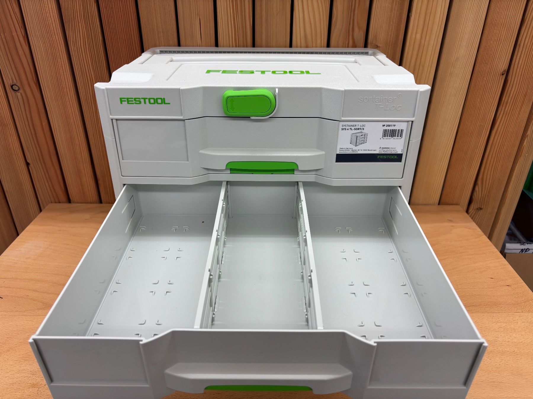 Festool Tutti gli attrezzi: FESTOOL Systainer SYS 4 TL-SORT/3 Schubladen Neuwertig – Nuovo (secondo la descrizione) da Winterthur venduto da ReUse_Baumarkt 4