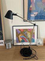 Tischlampe schwarz Metall Schreibtischlampe gebraucht