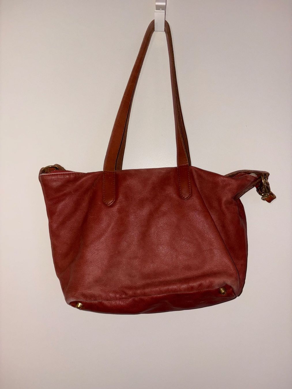 Borse da donna: Cognacfarbene Lederhandtasche von MIMI BERRY – Usato da Zürich venduto da triangular 1