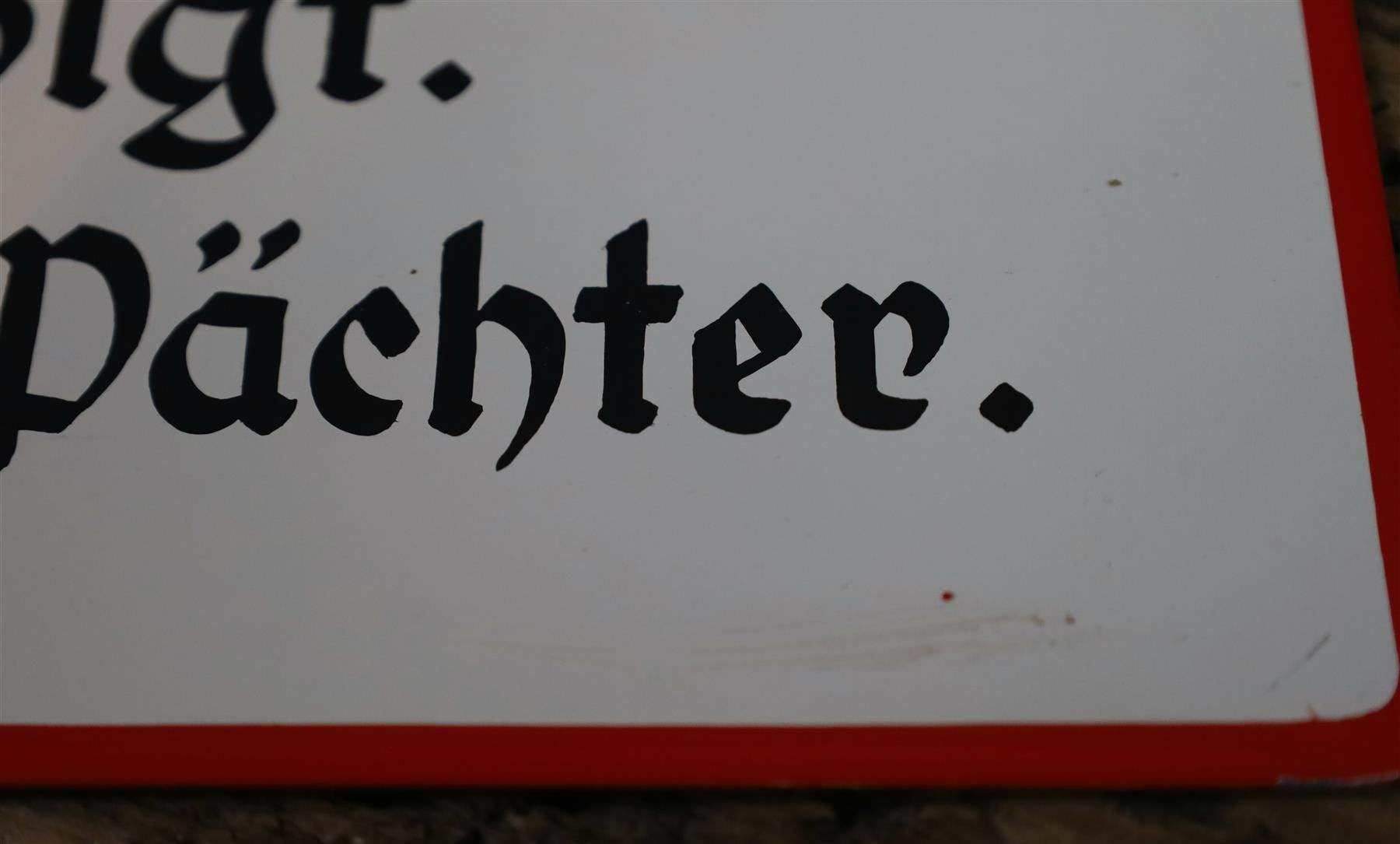 Insegne: massives Blechschild "Angeln" – Usato da Birrwil venduto da brandschatz_birrwil 4