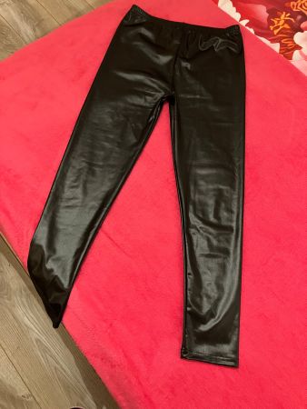 Wet Look Leggins glänzend Gr. L