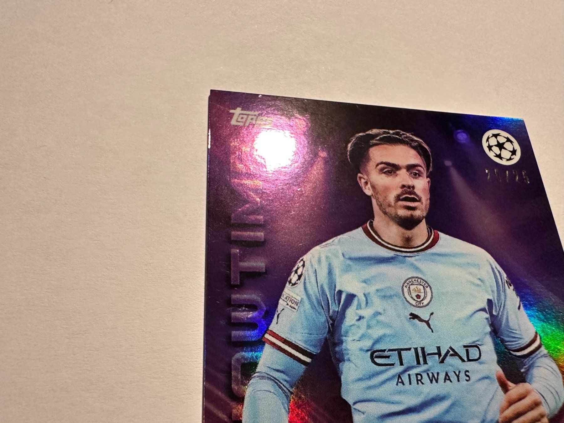 Topps Carte collezionabili: Jack Grealish 2023 Topps Showtime 25/25 – Usato da Hagendorn venduto da Pokecollectorch 2