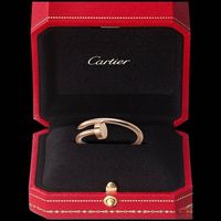 Cartier Anello Juste un Clou Oro rosa 18 KT- Mis 10 Full Set