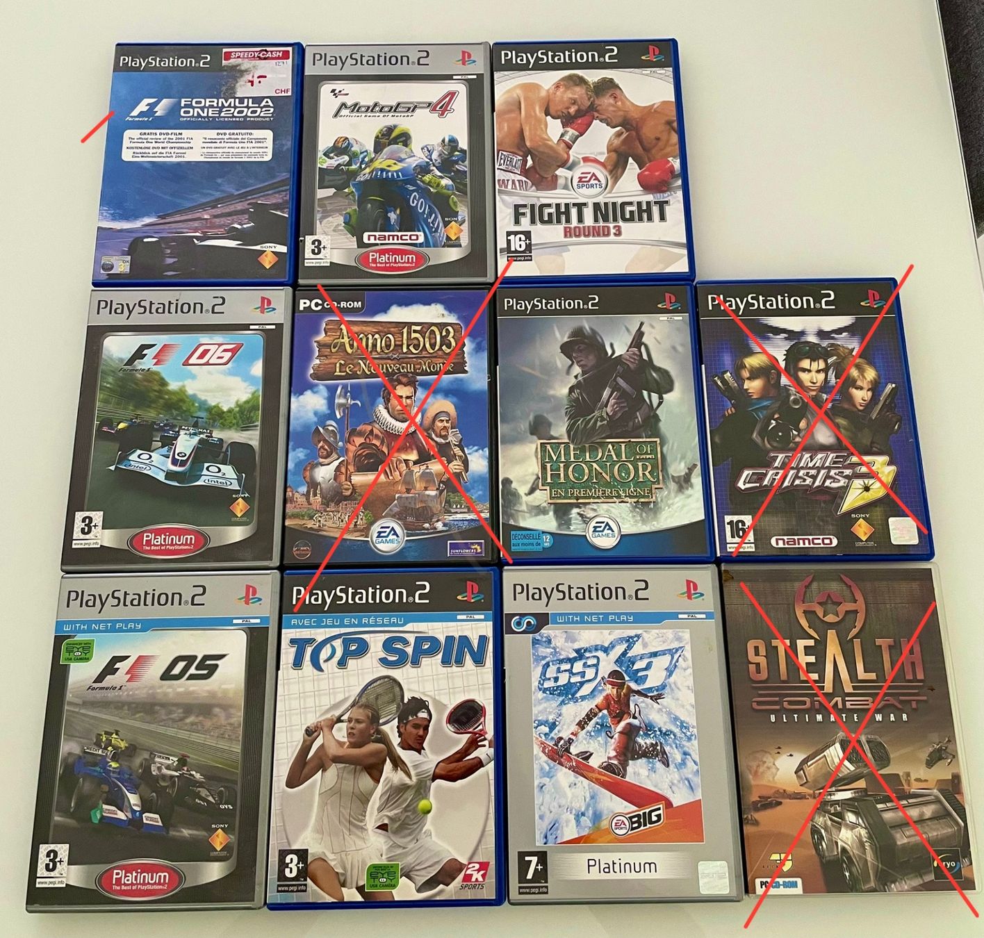 Spiele: PS2 8 jeux, lot ou à la pièce – Gebraucht aus Avenches von tekno75