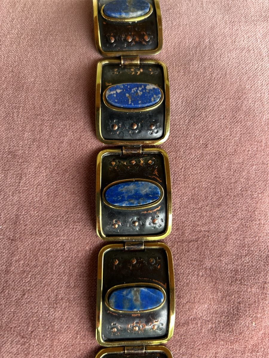 Bracciali & Braccialetti: Armband mit 5 Lapuslazuli – Usato da Lengnau AG venduto da Mefari