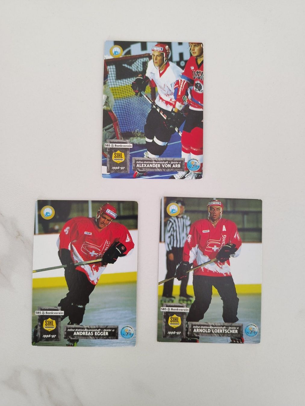 Carte collezionabili: Divers cartes equipe nationale inline 96-97 – Usato da Plagne venduto da gigi204