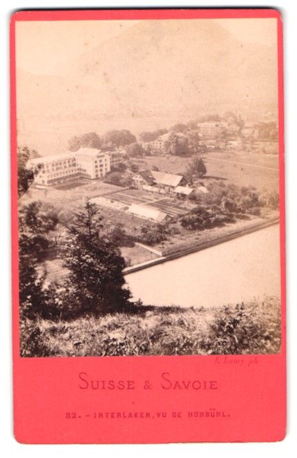 Fotografie & Manifesti: Fotografie Ansicht Interlaken, Vue de Ho – Usato da Berlin venduto da bartko-reher