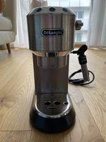 Siebträgermaschine Dedica EC 685.M Silber + Kaffeemühle