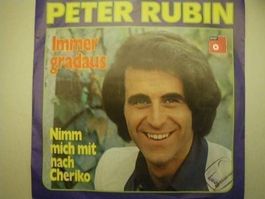 Vinyl Single Peter Rubin - Immer gradaus