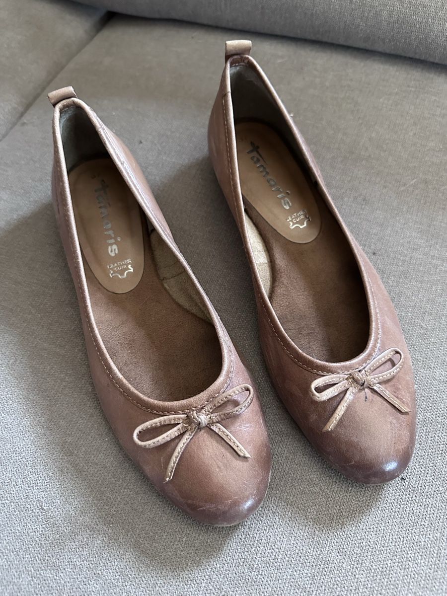Tamaris Scarpe da donna: Ballerina Tamaris braun – Usato da Mettmenstetten venduto da Baloo76