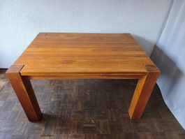 Massiver Holztisch holz Eiche 140x77x100cm Stabil