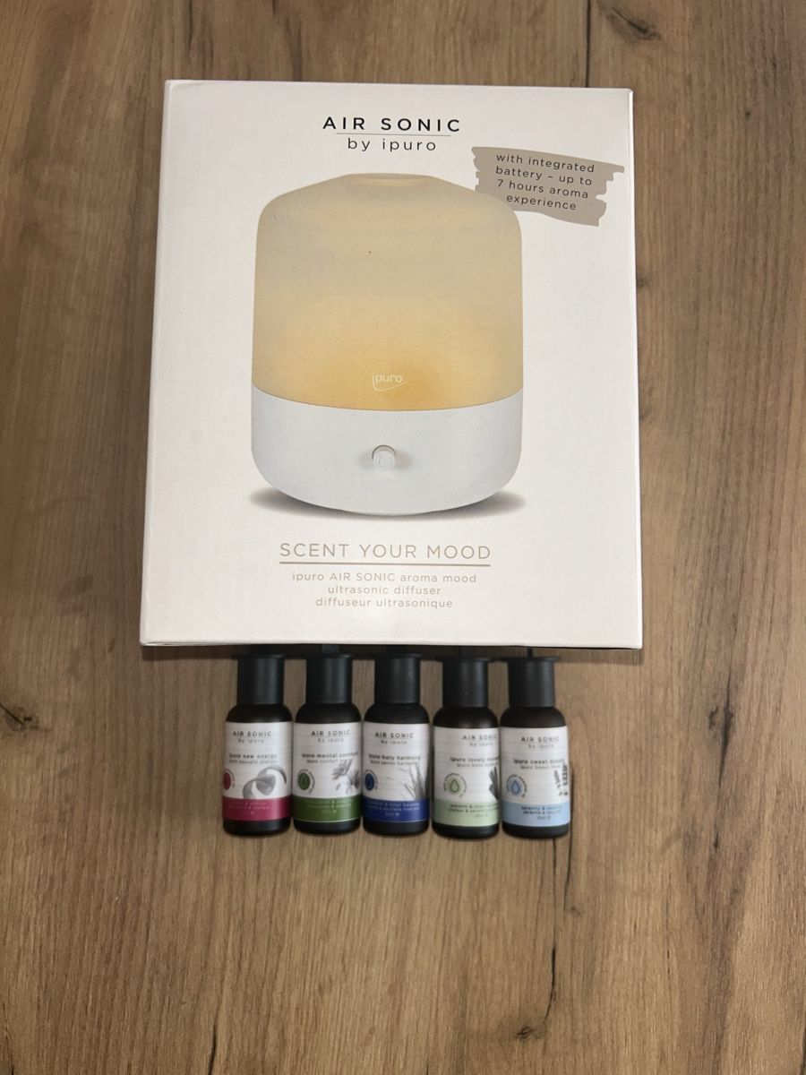 Ipuro Duftöldiffusoren: Air Sonic Diffuser von ipuro mit 5 Duftöle, neuwertig – Neu und originalverpackt aus Basel von Pedrog7mes