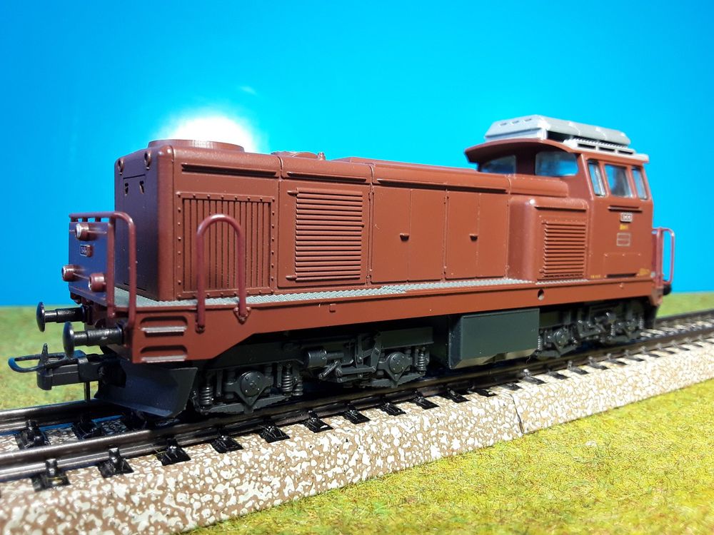 Locomotive Diesel Lima BM 4/4 18414 SBB Marron modèle HO fonctionnelle