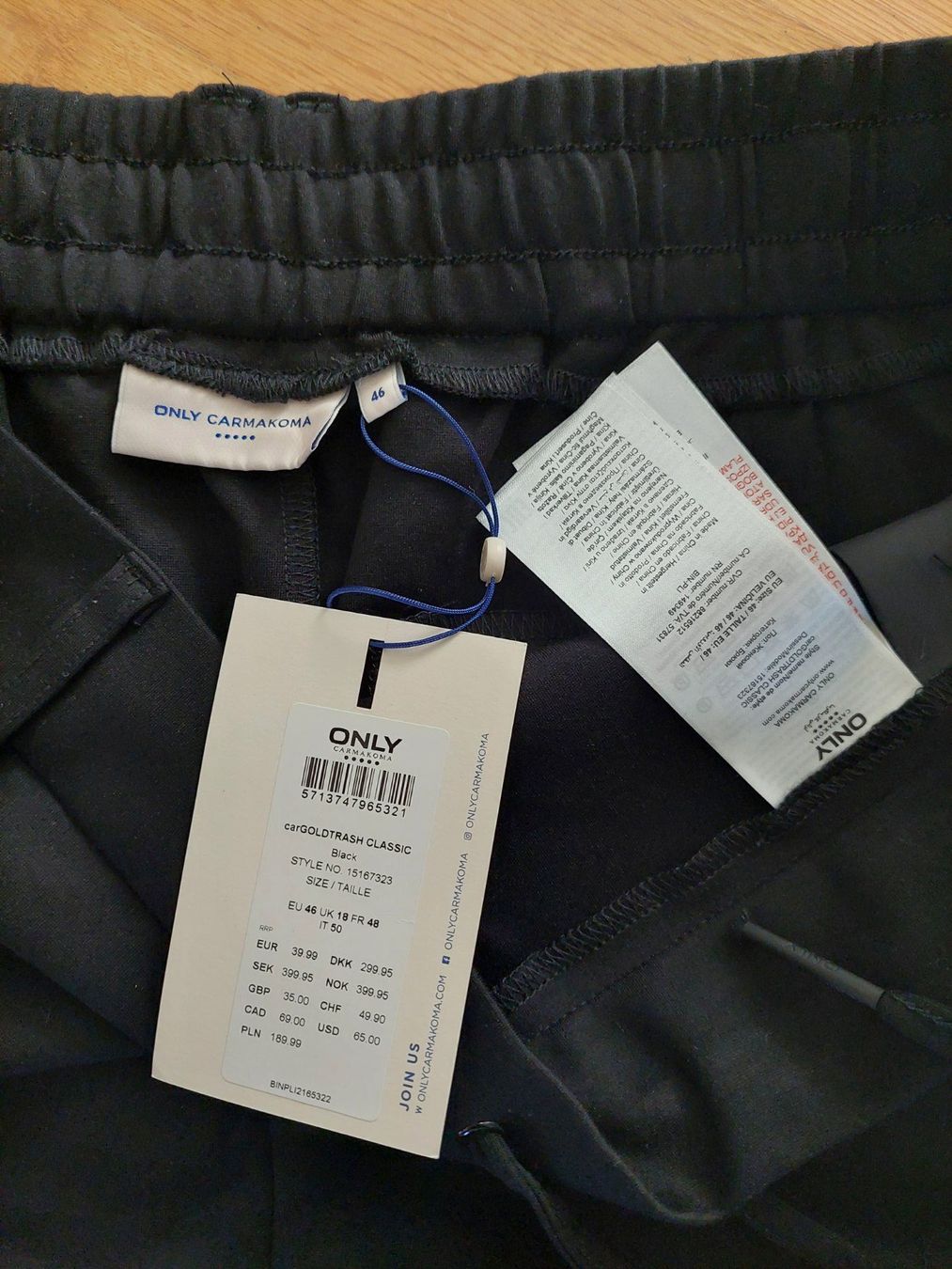 Only Pantaloni: Schwarze Hose Only Camrakoma 46 – Nuovo e nell'imballaggio originale da Wetzikon ZH venduto da Sylkli 1