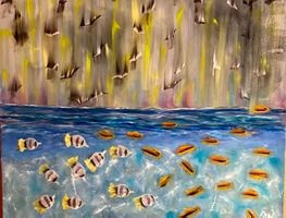 Grandios Farbige Oil Leinwand-Kunst Doks
