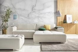 Ecksofa | Sapporo | L-Form rechts | Beige