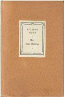 Ricarda Huch  Der neue Heilige, 1924