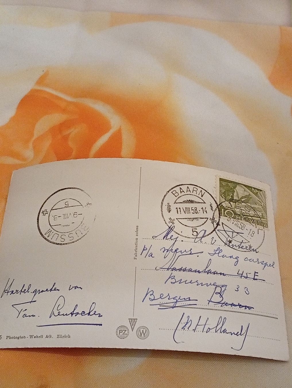 Cartoline postali: Alte Ansichtskarte Bienenberg ob Liestal, Solbad, selten! – Usato da Engelburg venduto da CH.Me 2
