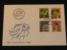 Pro Juventute FDC 1989 Nr. 311 - 314 Jugendliche
