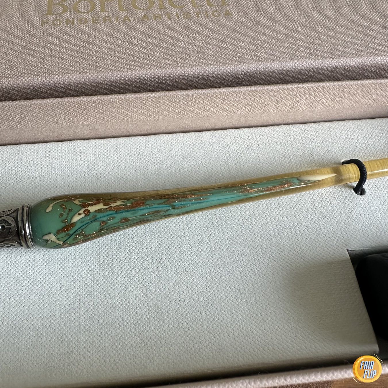 Murano Bicchieri: Bortoletti Calligraphy Set Murano Glas – Usato da Luzern venduto da fairflip 2