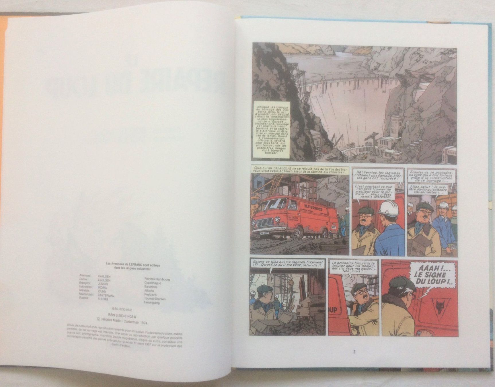 Fumetti: LEFRANC - 4 - Le repaire du loup – Usato da Schaffhausen venduto da durruti 3