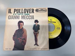 45 giri Gianni Meccia "Il pullover"