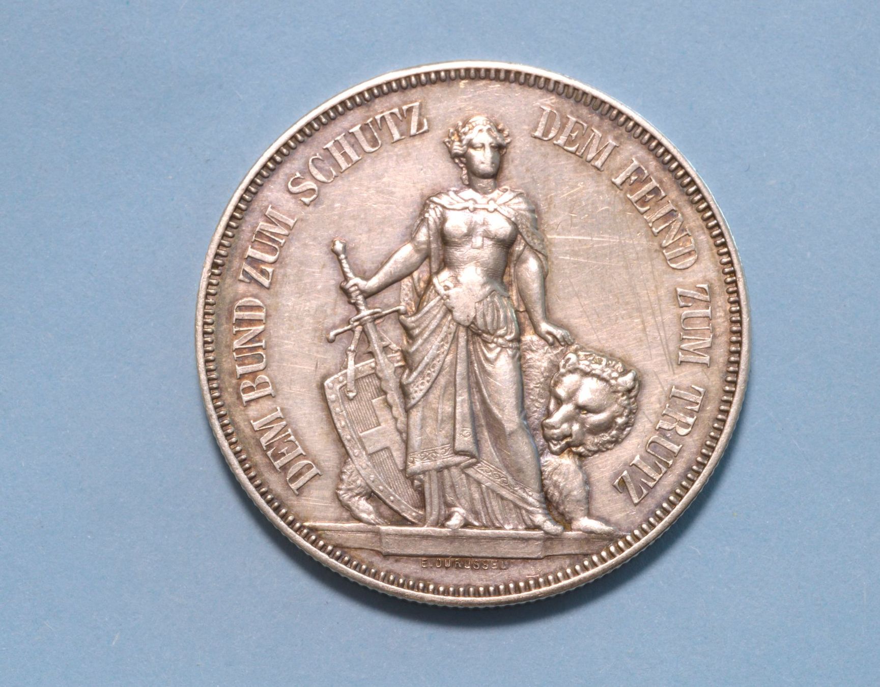 Tutti le monete: Schützentaler 5 Franken 1885  Bern – Usato da Oberglatt ZH venduto da dil_85sh 2