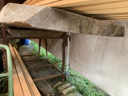 Weisstannenbrett, 3,7m lang, 70/80cm breit, 8cm dick
