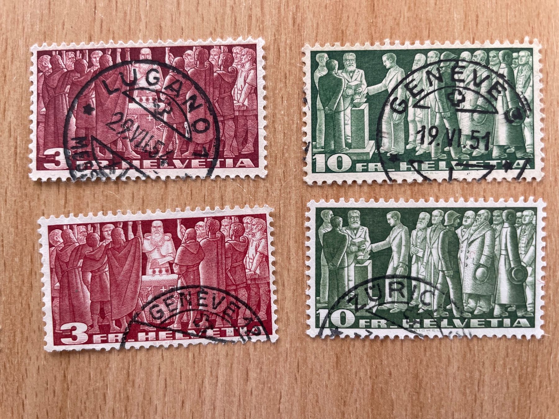Tutti i francobolli: Belles oblitérations de ma collection – Usato da Sonceboz-Sombeval venduto da Comment2 1