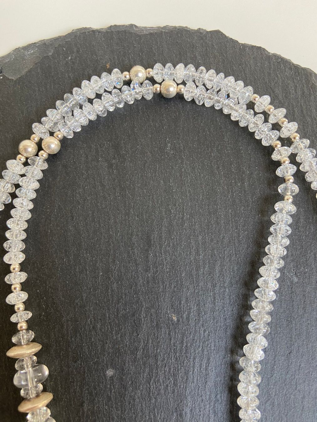 Catenine: Lange Halskette Bergkristall – Nuovo (secondo la descrizione) da Unterkulm venduto da esco 3