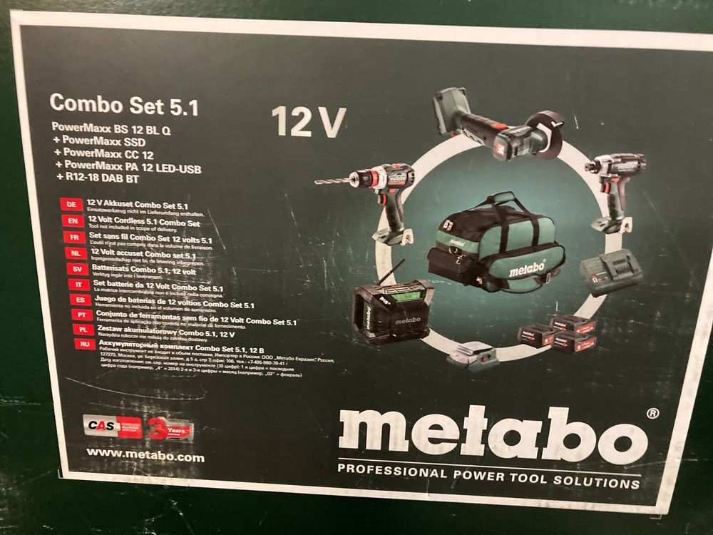 Metabo 12V Combo Set 5.1 | Kaufen auf Ricardo