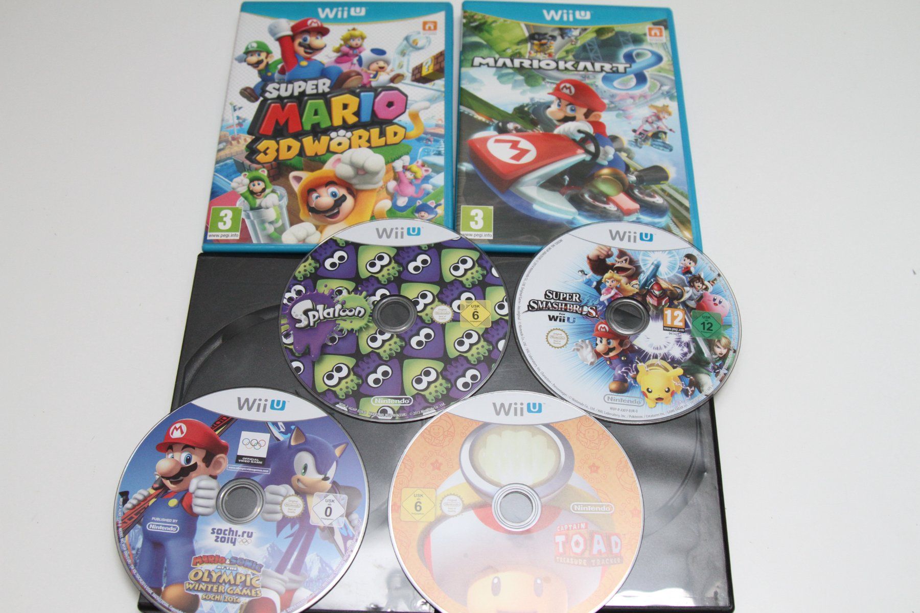 Nintendo Consoles: Nintendo Wii U Konsole mit Spielen – D'occasion à Basel par camelot99 5
