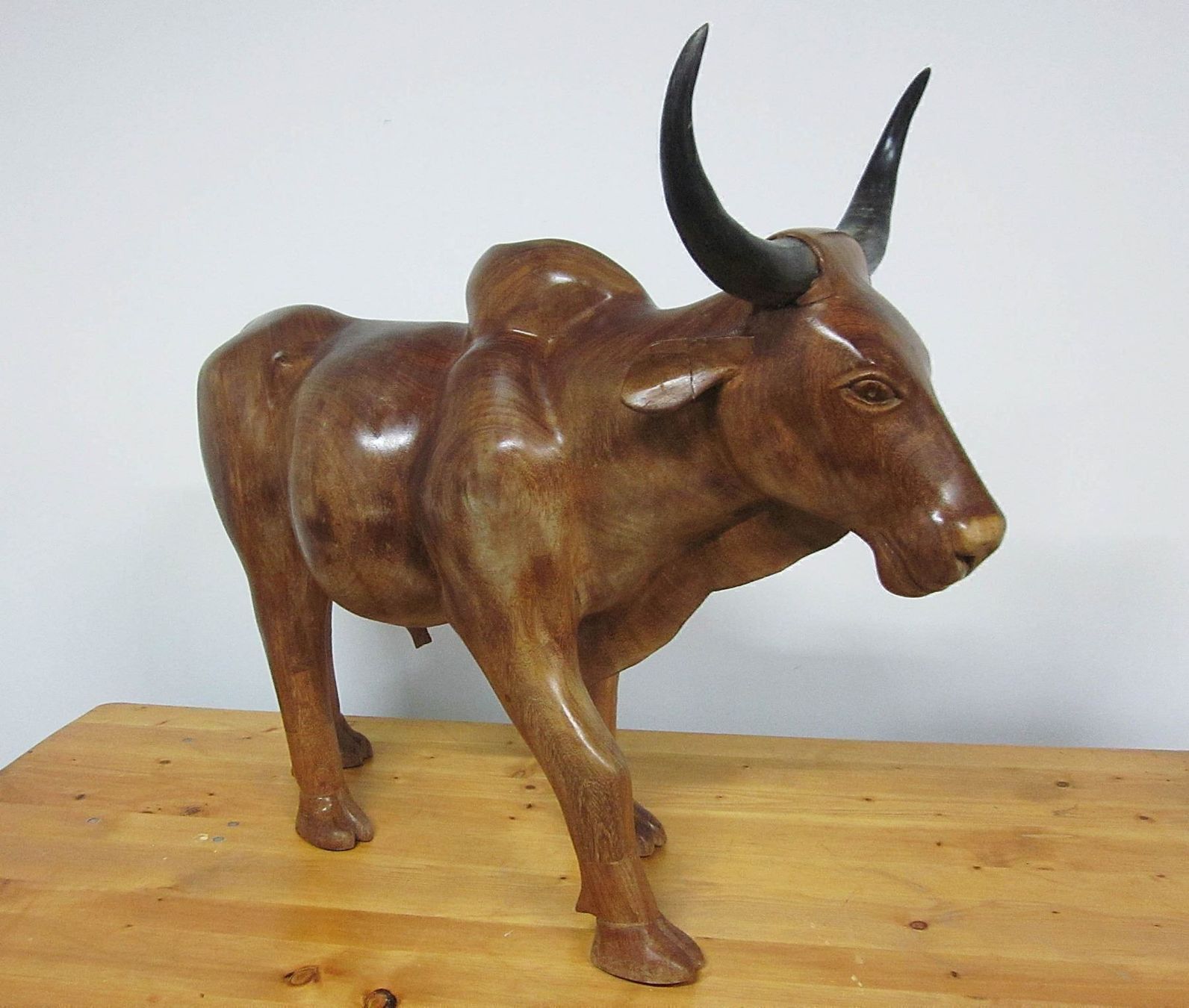 Sculture & Statue: Holz Ochse – Usato da Bäretswil venduto da robsonantik 5