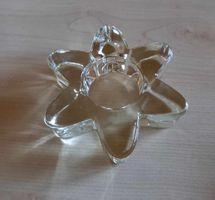 Hübscher Glas Windlicht, Kerzenhalter, Deko