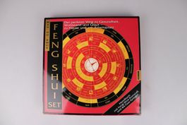 Feng-Shui Set Goldmann mit Kompass & Ba-Gua Spiegel
