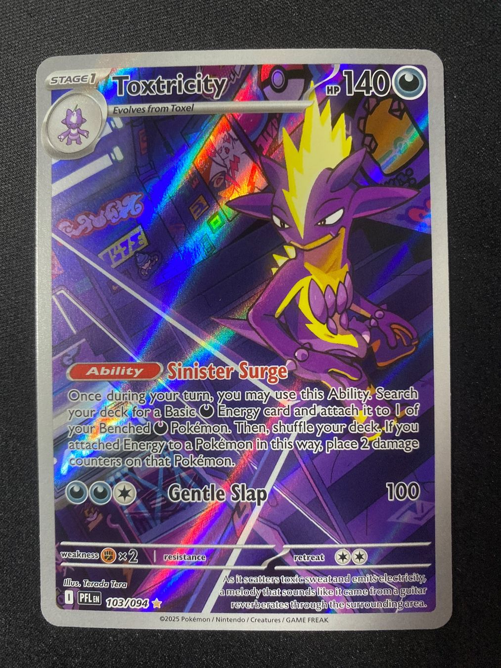 Pokémon Carte collezionabili: Toxtricity 103 - Riffex - Phantasmal Flames - EN – Nuovo (secondo la descrizione) da Hausen AG venduto da Shrade