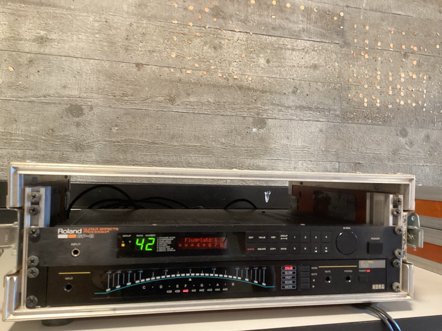 Strumenti musicali: ROLAND Guitar Effects Processor GP-8 / KORG Tuner DT-1 pro – Usato da Birsfelden venduto da Murfy 2