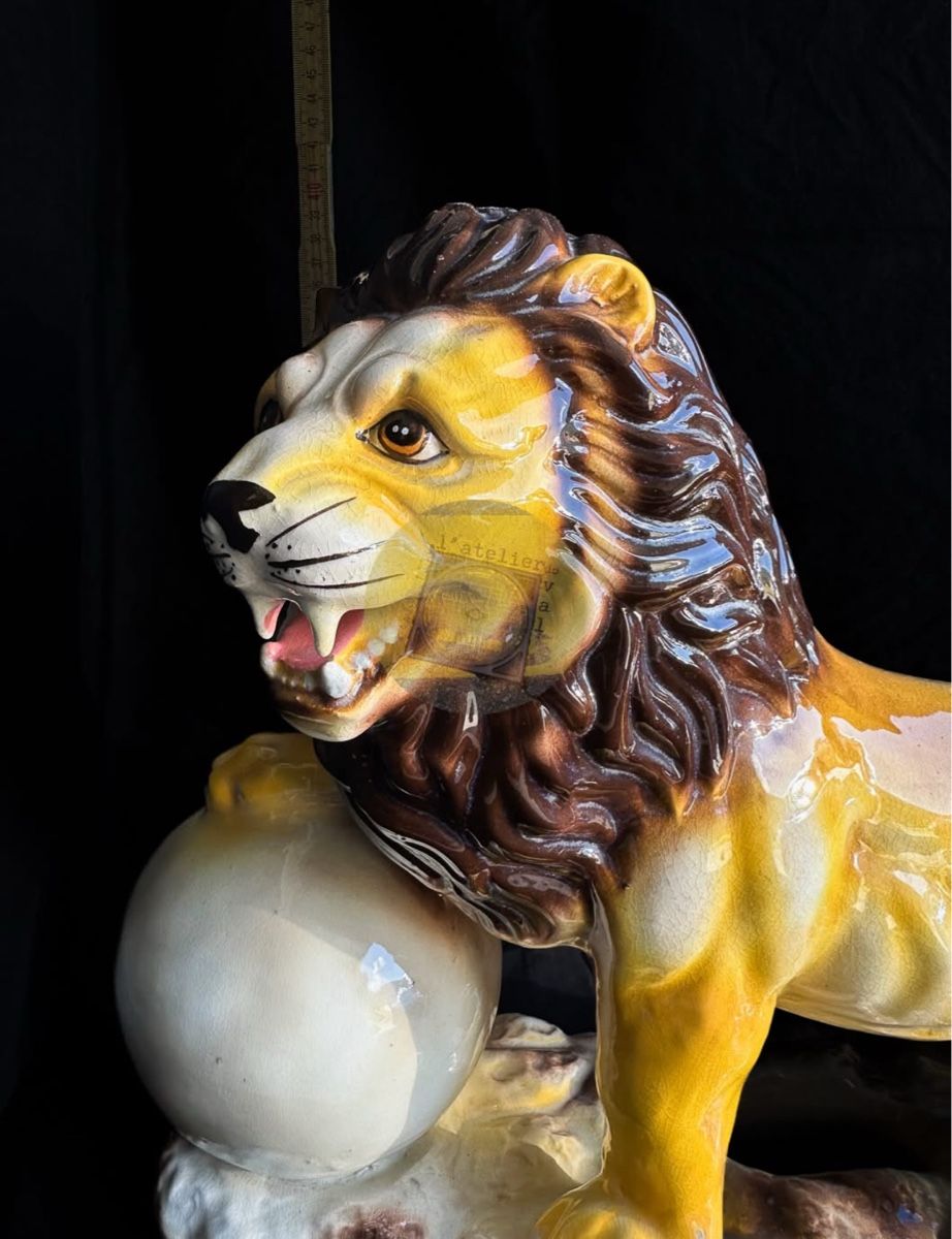 Sculture & Statue: Lion en céramique – Usato da Martigny-Croix venduto da ces_vr9x 2