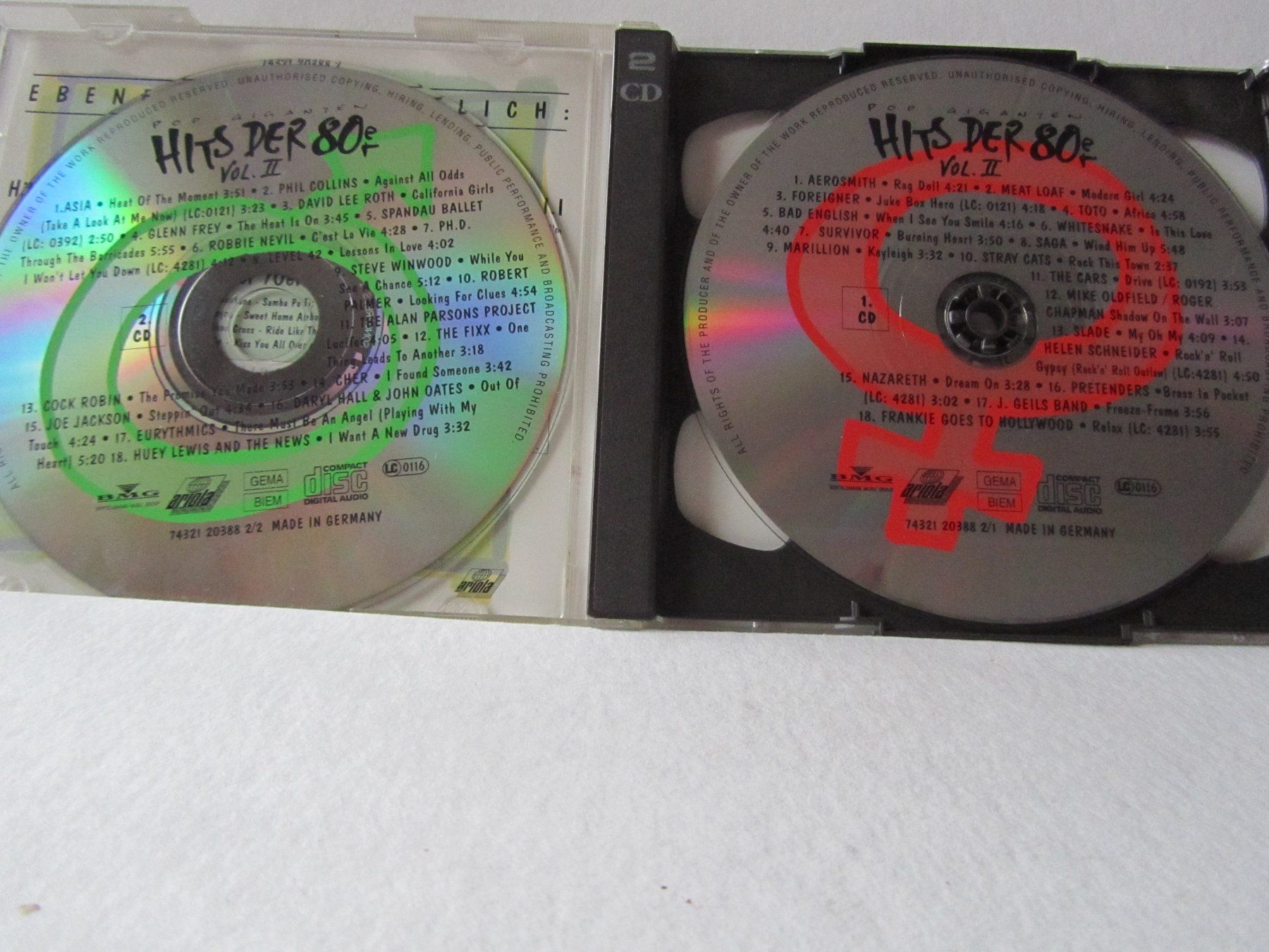CD: CD - Hits der 80er - Doppel-CD – Usato da Weiningen ZH venduto da dietsch57 2