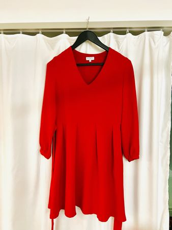 Festliches Kleid Claude Pierlot Paris Gr. 38 Rot
