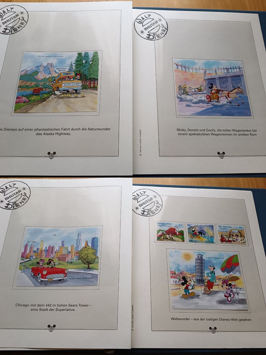 Lindner Album: Disney Briefmarken Album Anguilla – Usato da Otelfingen venduto da patida 1