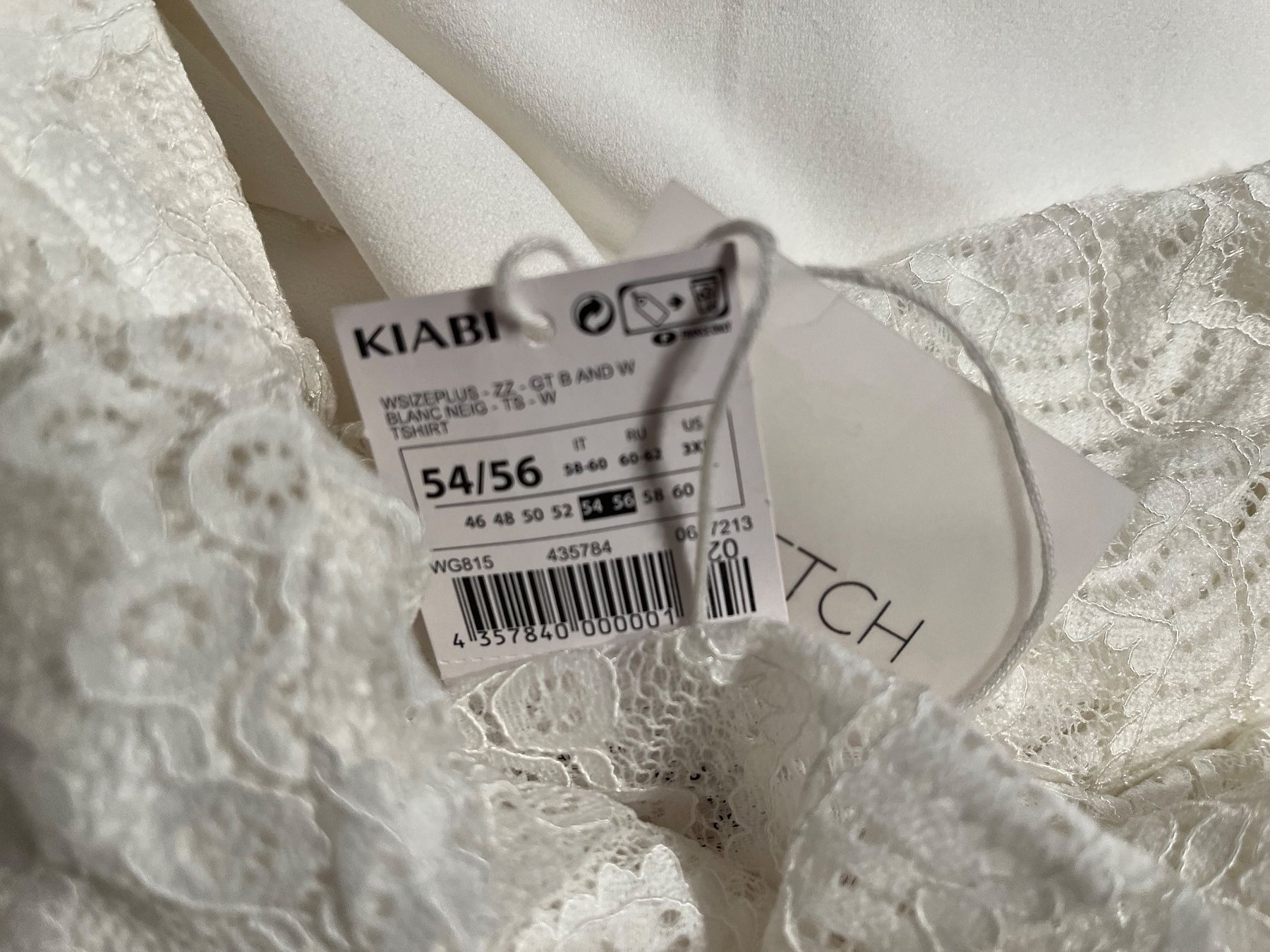 Camicette: Blouse blanche taille 54/56 moi – Nuovo e nell'imballaggio originale da Veyrier venduto da kimedovapa 3