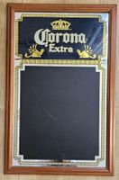 Werbe Spiegel Corona Bier Extra mit Kreide-Schreibtafel
