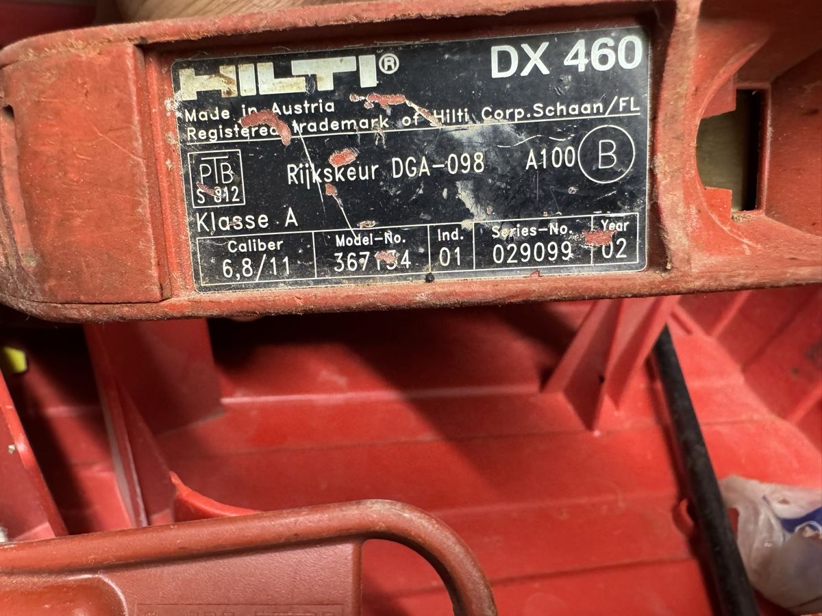 Hilti Tutti gli attrezzi: Hilti DX 460 - Bon état! – Usato da Brügg BE venduto da Goob 5