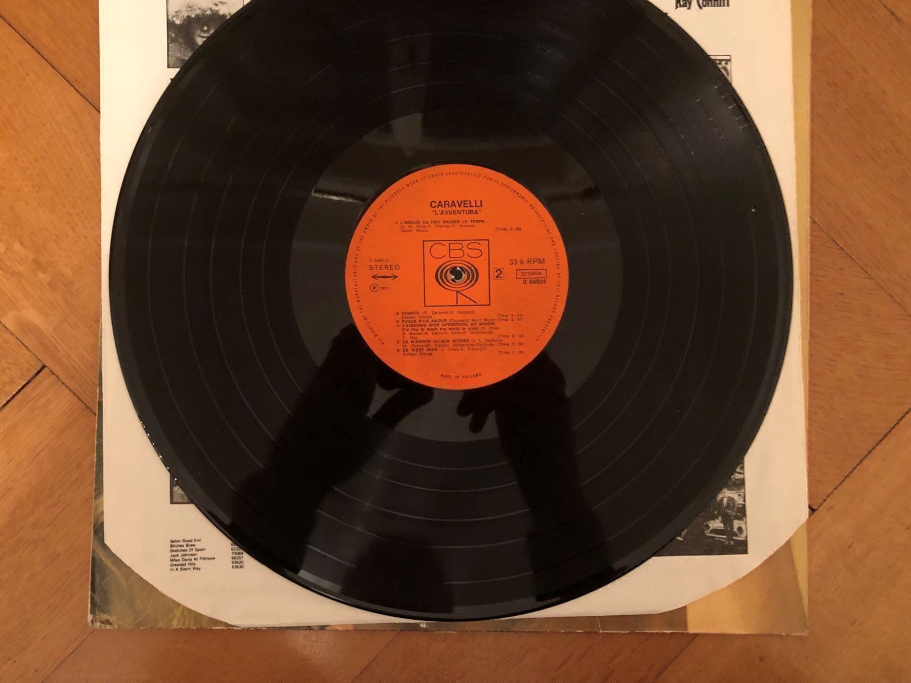 Dischi in vinile: LP. Caravelli. L‘Avventura – Usato da Basel venduto da Cambes 3