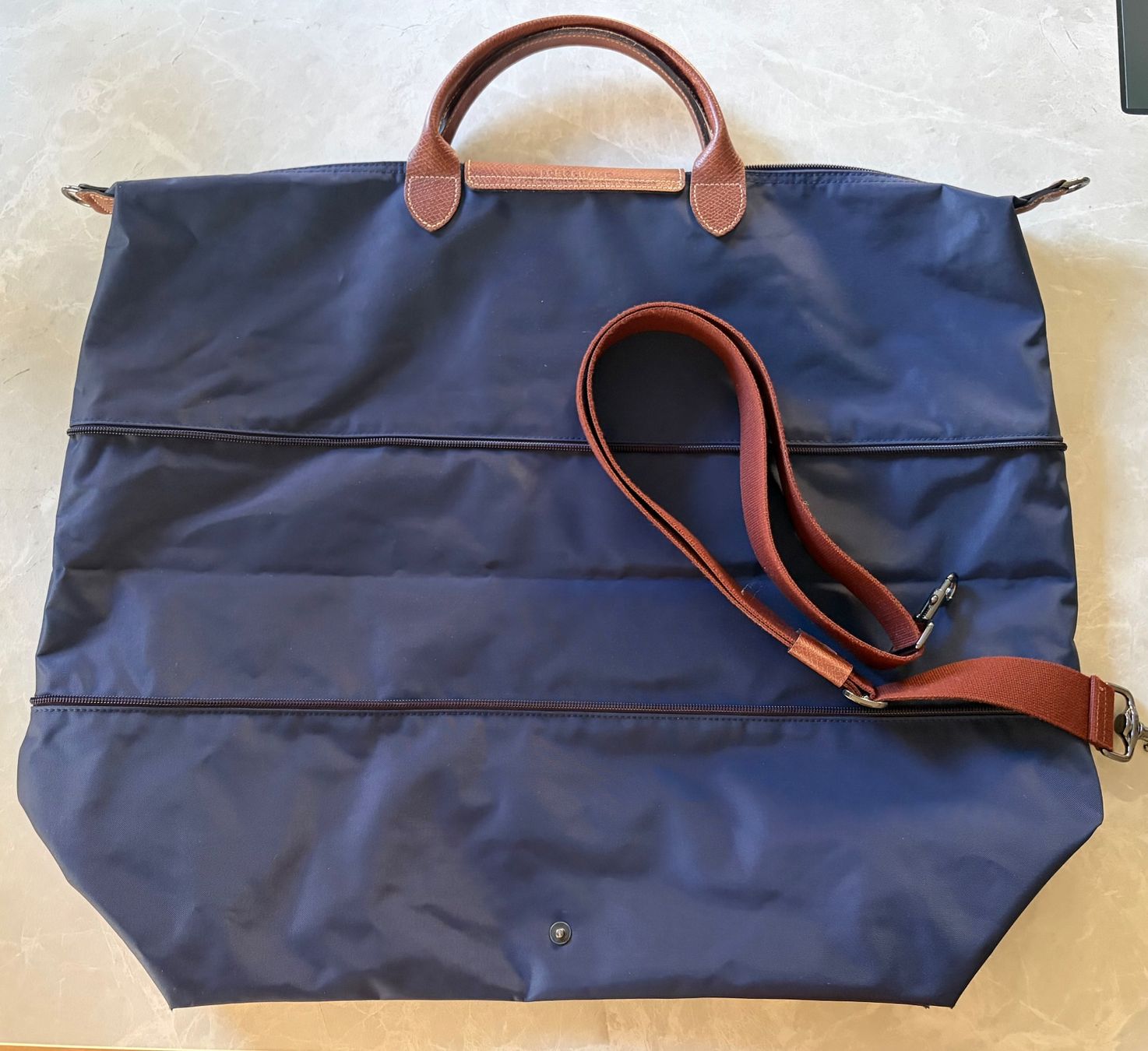 Longchamp Borse: LONGCHAMP erweiterbare Le Pliage Reisetasche NP250,- – Nuovo (secondo la descrizione) da Degersheim venduto da Starkigel 7