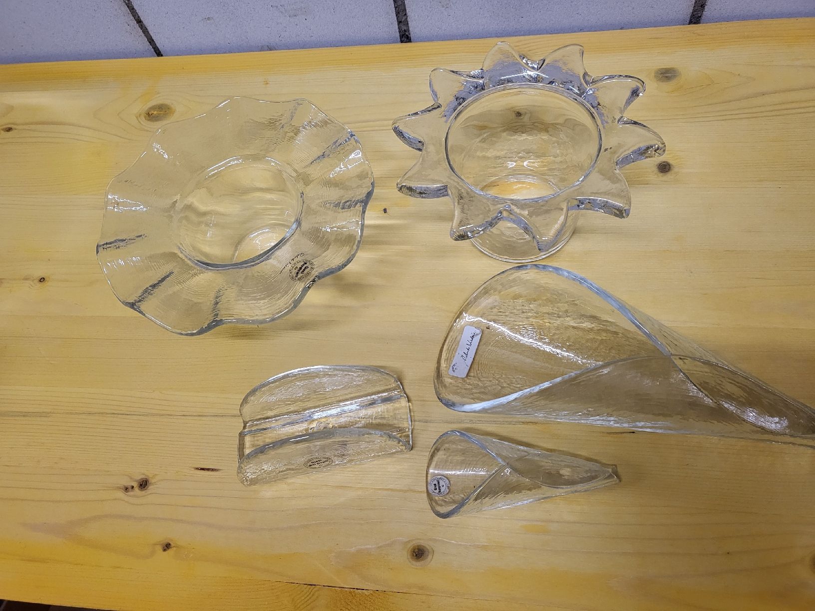 Glasi Hergiswil Bicchieri: Glasi Hergiswil diverse Artikeln – Nuovo (secondo la descrizione) da Gutenswil venduto da Spomi 1